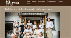 Desktop Screenshot of ganglwirt.at